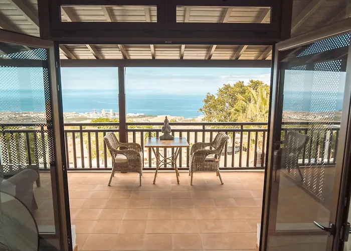 Canaan In Tenerife - Heated Pool, Ocean Views, Palm Garden, Villa