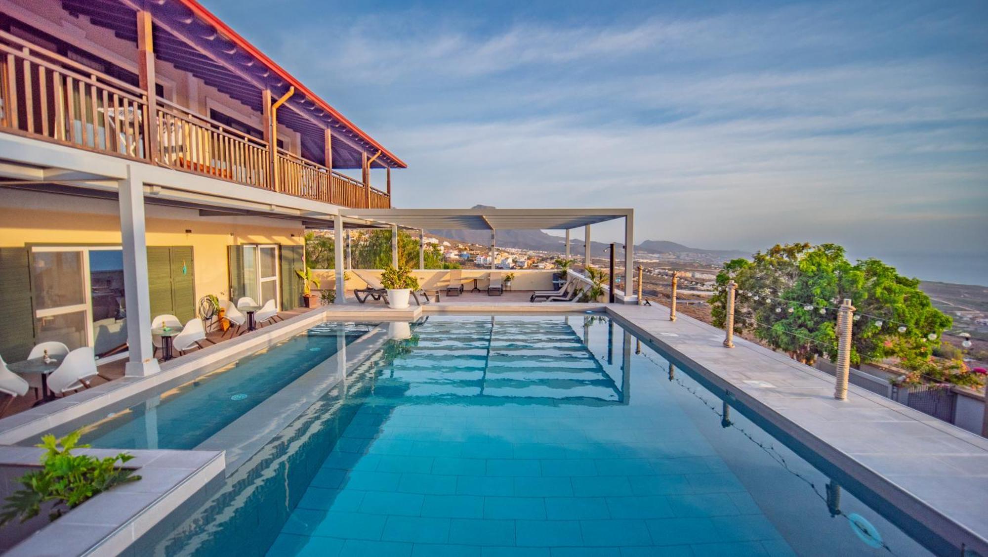 Apartment Canaan In Tenerife - Heated Pool, Ocean Views, Palm Garden, Costa Adeje (Tenerife)